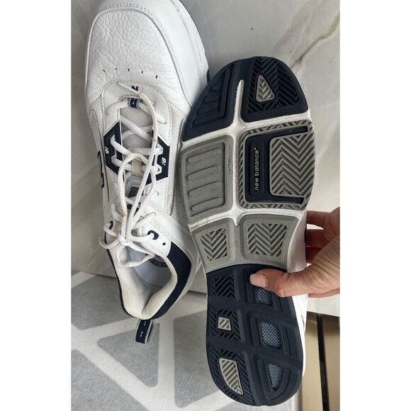 New Balance Shoes Men White Leather Athletic Shoes MX855 WN Sz 14 D Sneakers main image 6